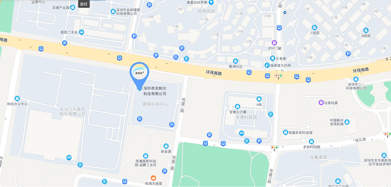 深圳市安帕尔仪器设备有限公司乘车路线图